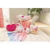 MOLANG Key Ring with Heart 8 cm White Plush Companion
