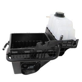 GXARTS 603-275 Engine Coolant Reservoir Tank with Cap Bracket BL3Z8A080B 8C3Z8101A 9C3Z8101A Fit for Lincoln Navigator 2015-2017 Compatible with Ford F-150 Expedition 2011-2017 Overflow Reservoir