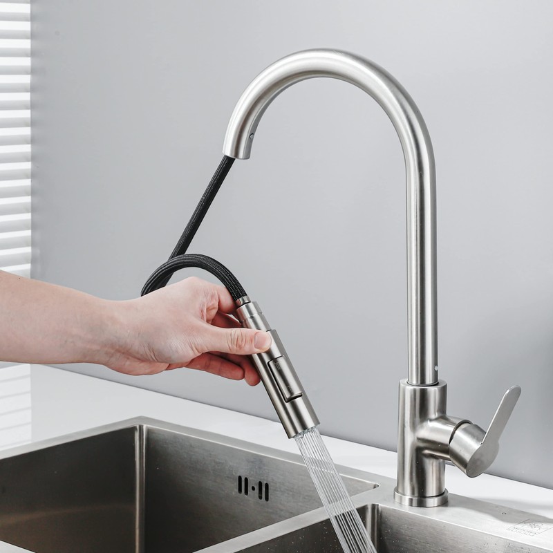 PULL down kitchen faucet sprayer head replacement,| G1/2 male or