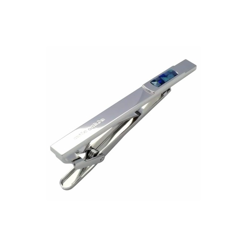 mila schon milla sean mosaic opal tie clip se-ms008, Brass,
