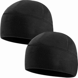 Thick Men's Outdoor Warm Windproof Fleece hat Tactical Fleece Cap (AU, Alpha, One Size, Black)