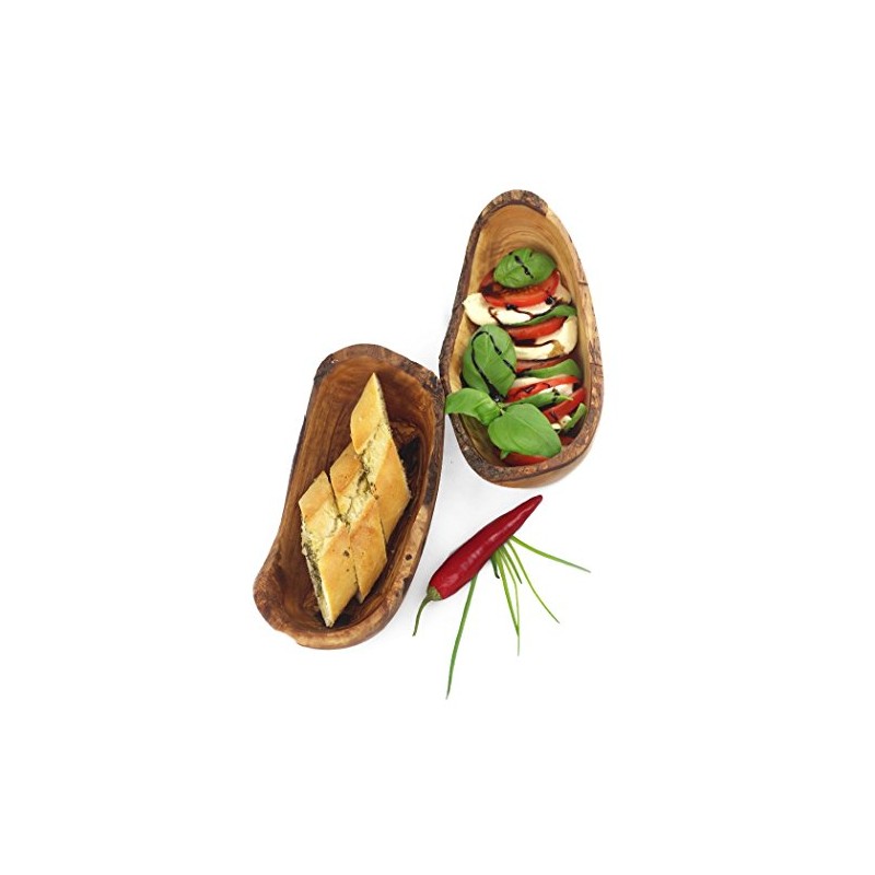 Rustic Olive Wood Bowl 14 - 18 cm