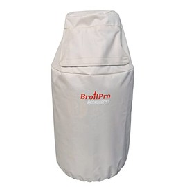 BroilPro Accessories Propane Tank Cover Fits 30-Pound Steel Propane Cylinder Cover for RV Trailer, Beige