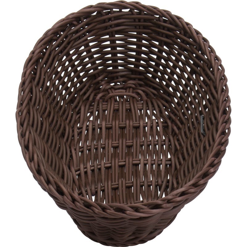 Saleen Oval Trend Basket, Brown, 23.5 x 16 x 6.5