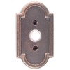Emtek 2411 4-1/2" Height #11 Style Bronze Lighted Doorbell Rosette