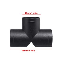 42 mm Pipe Connector Ventilation Pipe Exhaust Pipe Outlet Type T Accessories for Webasto Eberspächer Air Diesel Auxiliary Heater
