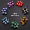 49 Pieces DND Dice Set, Polyester D&D Dice and Role