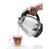 Capresso H2O Glass Rapid-Boil Kettle (48 oz, Black/Polished Chrome)
