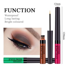 Liquid Glitter Eyeliner Metallic Glitter Sparkling Eyeliner Eyeshadow High Pigmented Colorful Brighten Eye Shadow Long Lasting Sparkling Eyeliner