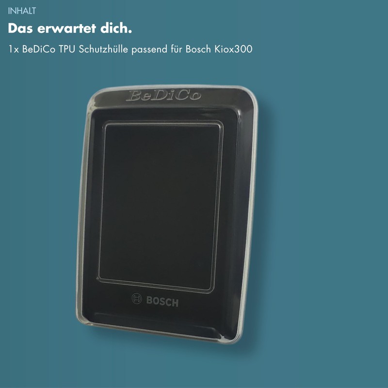 BeDiCo E-Bike Protective Case for Bosch Kiox 300 Display
