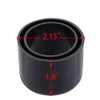 8 Pcs Black Rubber Fishing Rod Holder Tube Insert Protector,