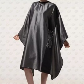 한글 미용가운 커트보 고리 파마 컷헤어트보 셀프 용품 커트 망토 컷트 [그레이] Korean Beauty Gown Cutting Cape Haircut Self Supplies Cutting Cloak Cut [Gray]