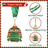 Abaokai Christmas Ugly Sweater Medal Christmas Style Neck Ribbon, Award