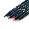 Tombow Dual Brush Pen Art Markers, Portrait, 6-Pack, DBP6-56165