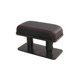 Island chief Universal Adjustable Height Car Armrest Driver Passenger Seat Black Red