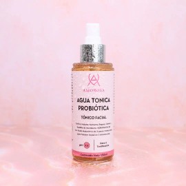Agua Tónica Probiótica Amorosa 150ml Con Ácido Hialurónico Día/Noche Piel Mixta