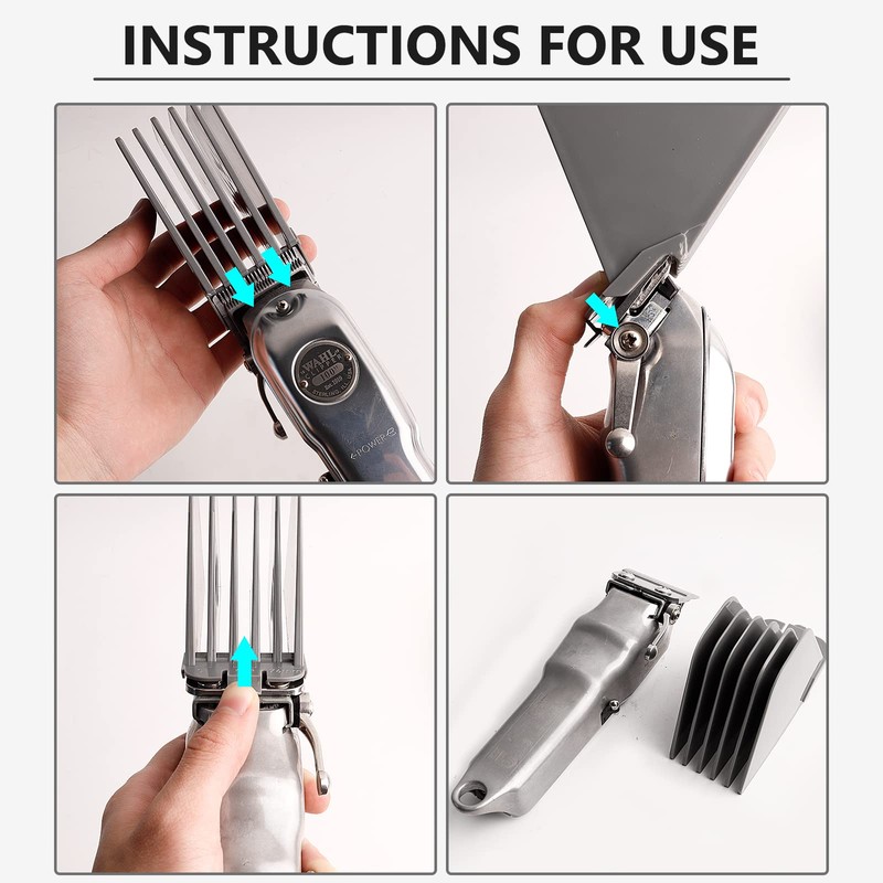 3 Inch Clipper Guards, Hair Clipper Guide Combs Premium for