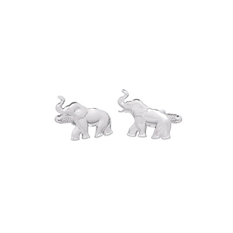 Cufflinks - Elephant Cufflinks in Onyx Art Cufflink Box