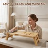 4 Tiered Serving Tray for Party Pine Wood Foldable Tiered