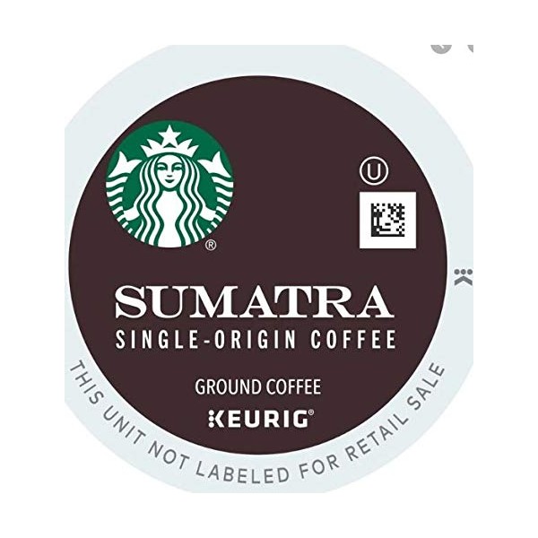 Starbucks Dark Roast K-Cup Coffee Pods — Sumatra for Keurig Brewers — 4 boxes (96 pods total)