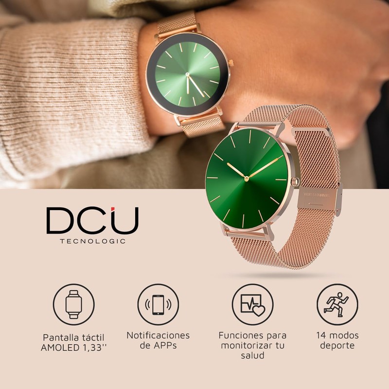DCU Technogic Ultra Thin Boulevard Model Smart Watch Gorilla Glass