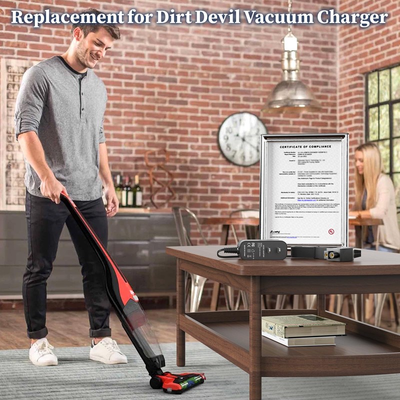 18.2V Charger for Dirt Devil Versa Vacuum Power Cord for