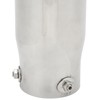 Exhaust Muffler 76mm/2.99in Mirror Polishing Stainless Steel Rear Muffler Exhaust
