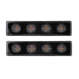 Cabin Roof Amber 24v 4 Led Sun Visor Light X2 Fits For Scania 5 6 P G T Series