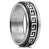King Will 316L Stainless Steel Fidget Spinner Ring for Men
