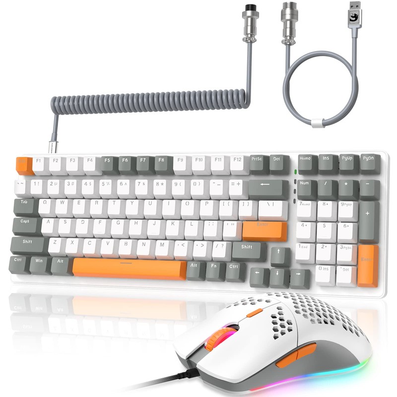 ZIYOULANG K3 Mechanical Gaming Keyboard and Mouse Combo - 98Key