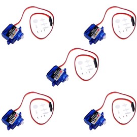 DIYmalls Feetech Micro Servo 9g FS90R Continuous Rotation Motor 360 Analogue for Arduino Raspberry Pi Microbit (Pack of 5)