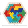 EACHHAHA Hexagon Wooden Puzzle Box Toy, Montessori Toy for Children,