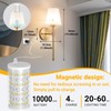 Vimhou Battery Operated Wall Sconce: Peel and Stick Adhesives Stick