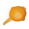 Tupperware 2 Quart Colander Strainer with Handle in Orange