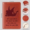 WHLBHG Tinkerbell Gift Tinkerbell A6 Size Refillable Leather Journal Cartoon