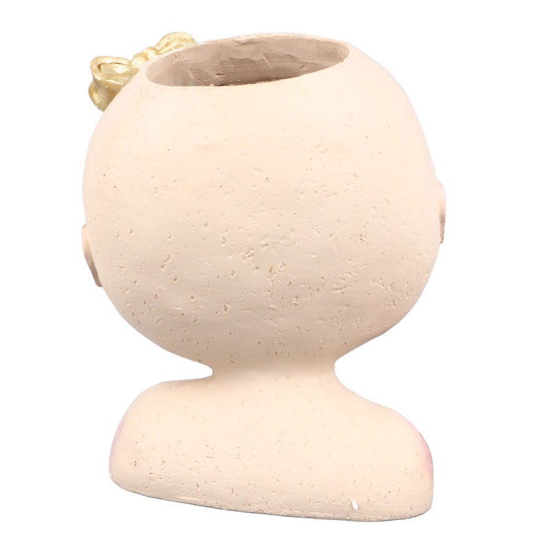 Face Flower Pot Head Planter Pots Resin Succulent Planter with