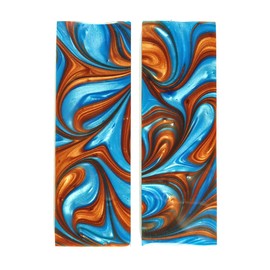 Sky Blue & Copper Pearl Knife Scale Sets