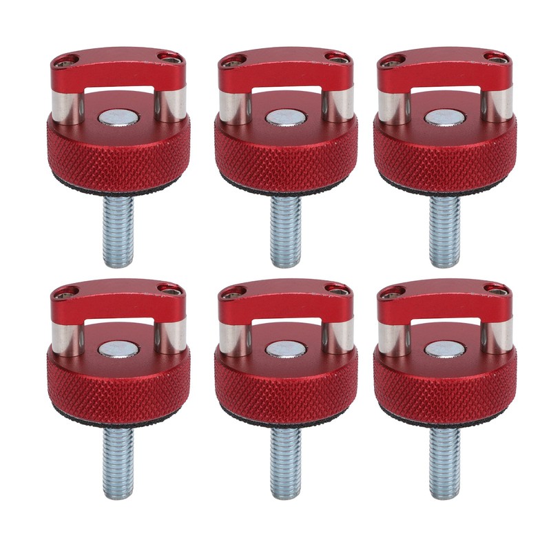 6PCS Hard Top Quick Removal Fastener Thumb Screw with D