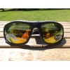 Choppers CP92803 Padded Foam Sunglasses Motorcycle ATV Glasses Black Mirror