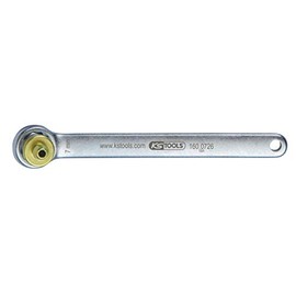 KS Tools 160.0726 Brake Bleed Wrench Extra Short 7 mm Green