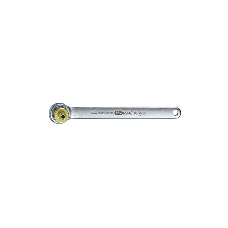 KS Tools 160.0726 Brake Bleed Wrench Extra Short 7 mm