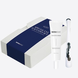 Skinbolic Eye Galvania SET Gold Eye Cream Galvanic Eye Firming Massager / 스킨볼릭 아이 갈바니아 SET 골드아이크림 갈바닉 눈가탄력 마사지기
