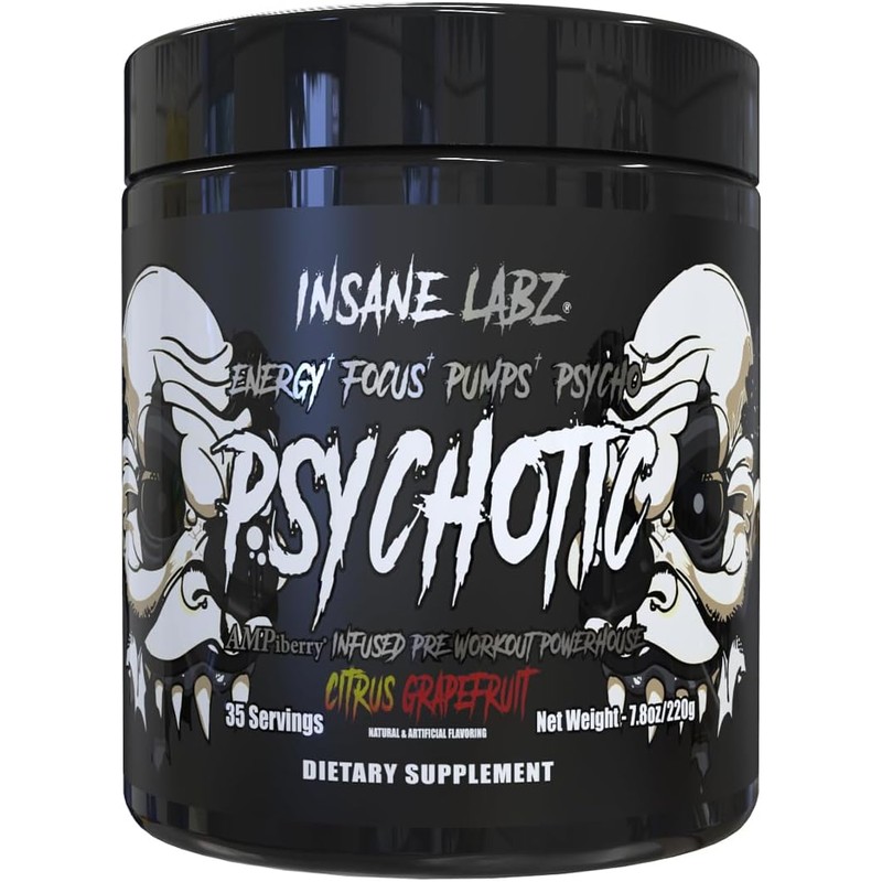 Psychotic Black by Insane Labz – High Energy Pre Workout