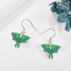 Luna Moth Earrings Sterling Silver Moth Earrings Luna Moth Jewellery