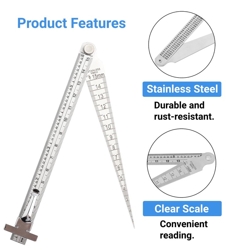 Feeler Gauge, Cone Gauge, Depth Ruler, Bore Test Tool, Welding
