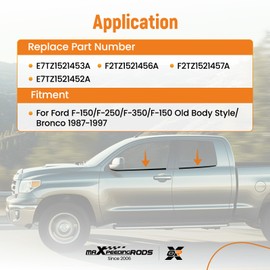 maXpeedingrods Door Window Seal Belt Weather Strip for Ford F150/F250/F350/Bronco Replace 87-97 E7TZ1521452A