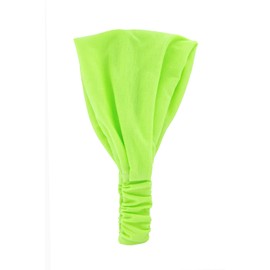 axy Hair Band Yoga Headband Hairband Headscarf Head Cover Also for Sports in Various Colours (Fluorescence Green)