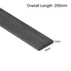 sourcing map Pack of 5 Carbon Fibre Strips Pultruded Rod