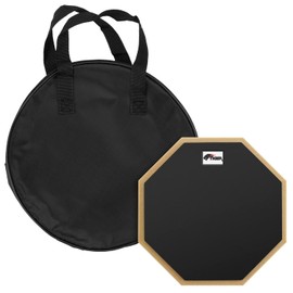 TIGER TDA4-10 Drum Practice Pad with Carry Bag - Can be Mounted for Table or Stand
