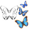 LUBTOSMN Butterfly Cookie Cutter Set-Size 3.9" 3.1" 2.4"-3 Piece-Butterfly Fondant